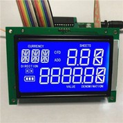 Ekran modułu LCD z niebieskim ekranem